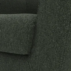 Gabriola 34" Lounge Chair - Green Wool Bouclé