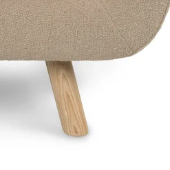 Gabriola 34" Lounge Chair - Sandstone Wool Bouclé