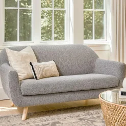 Gabriola 64" Loveseat - Dover Gray Bouclé