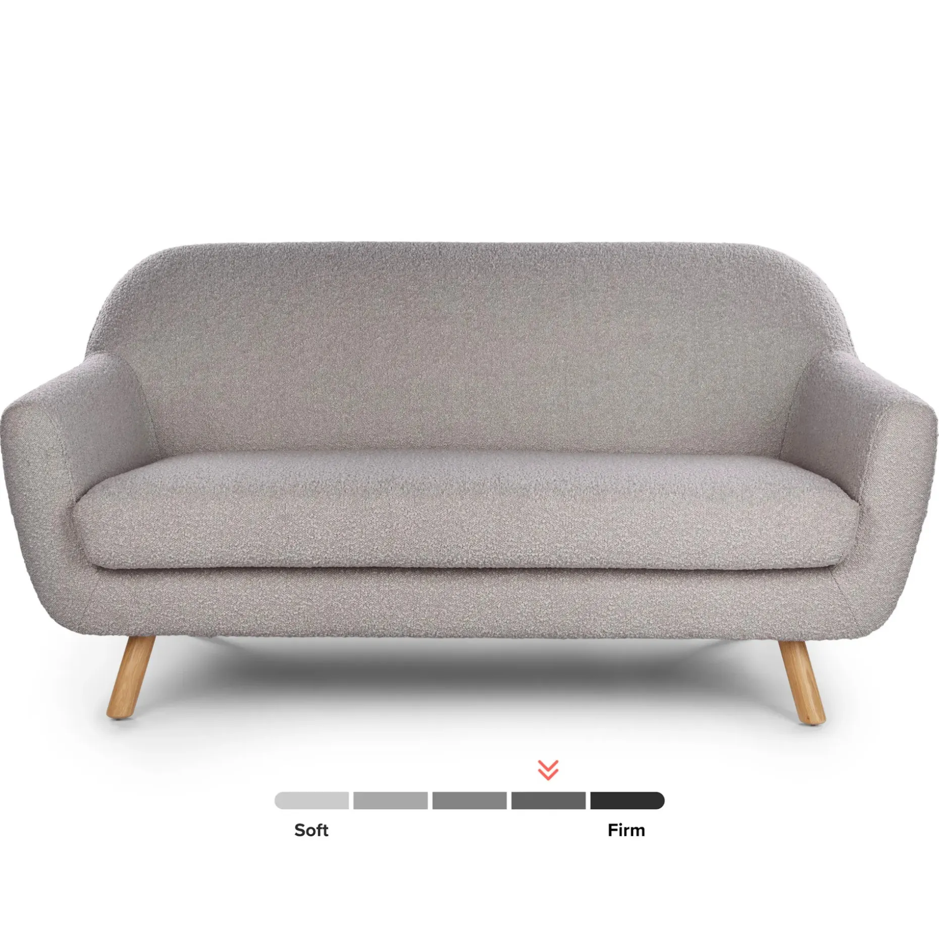 Gabriola 64" Loveseat - Dover Gray Bouclé