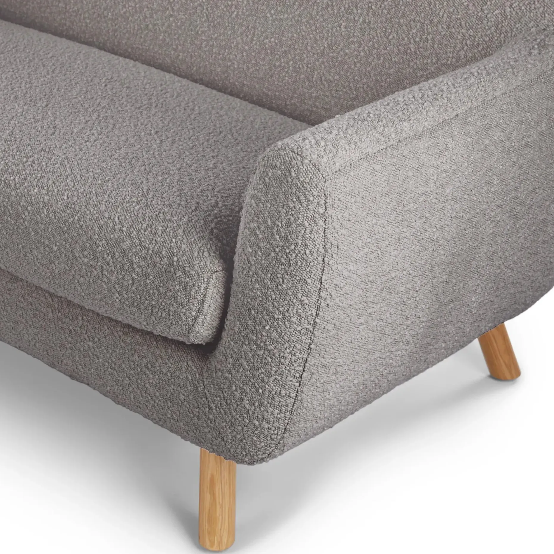 Gabriola 64" Loveseat - Dover Gray Bouclé