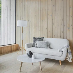 Gabriola 64" Loveseat - Ivory Bouclé