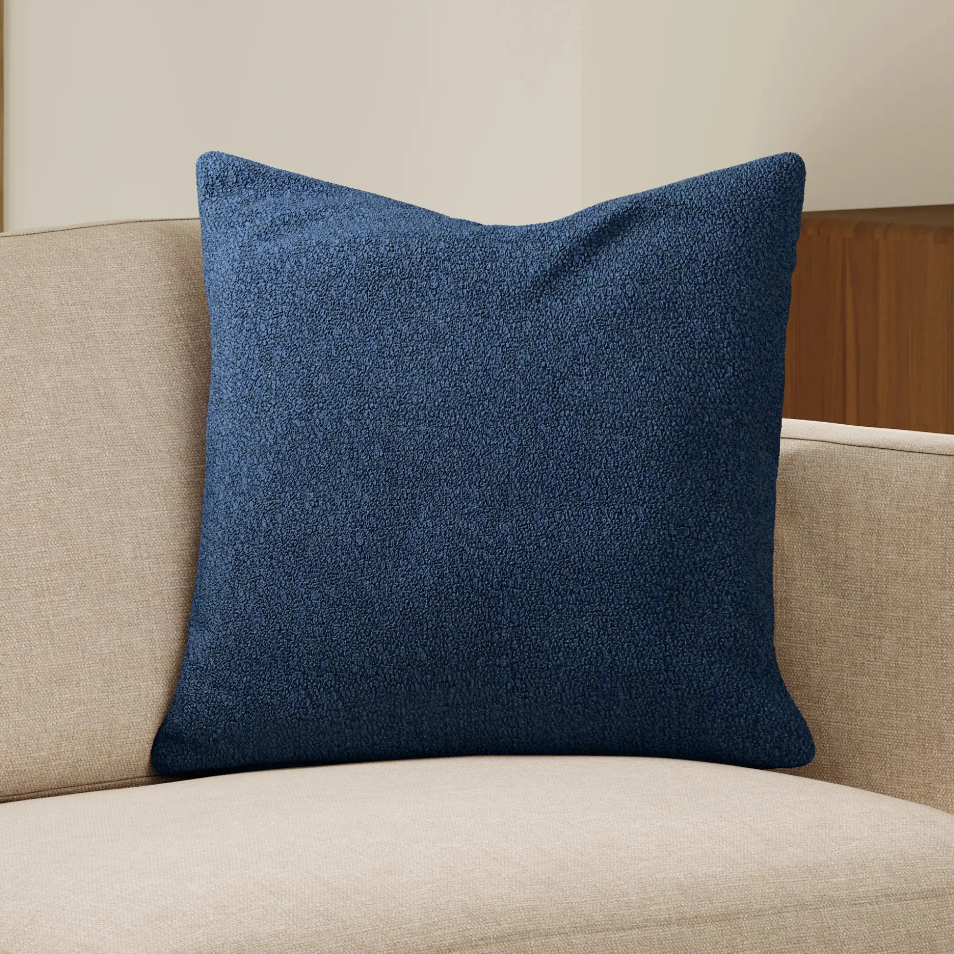 Gabriola Pillow - Catalina Blue Bouclé