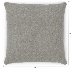 Gabriola Pillow - Dover Gray Bouclé