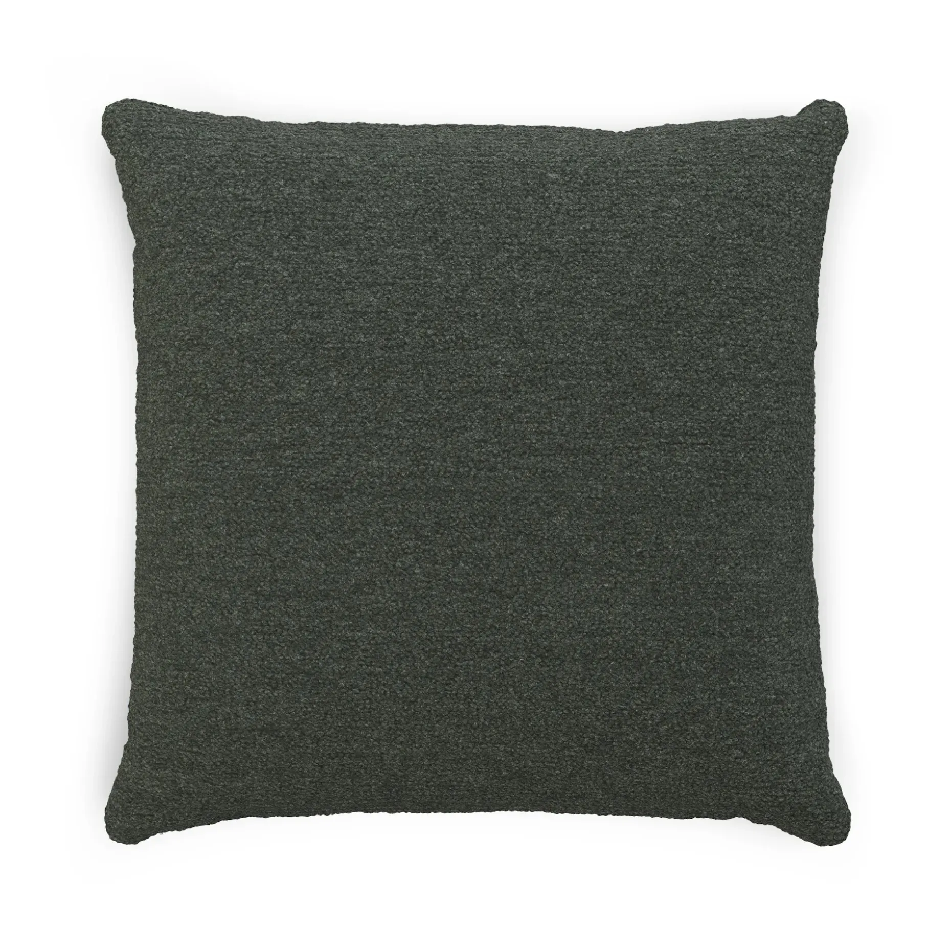 Gabriola Pillow - Green Wool Bouclé