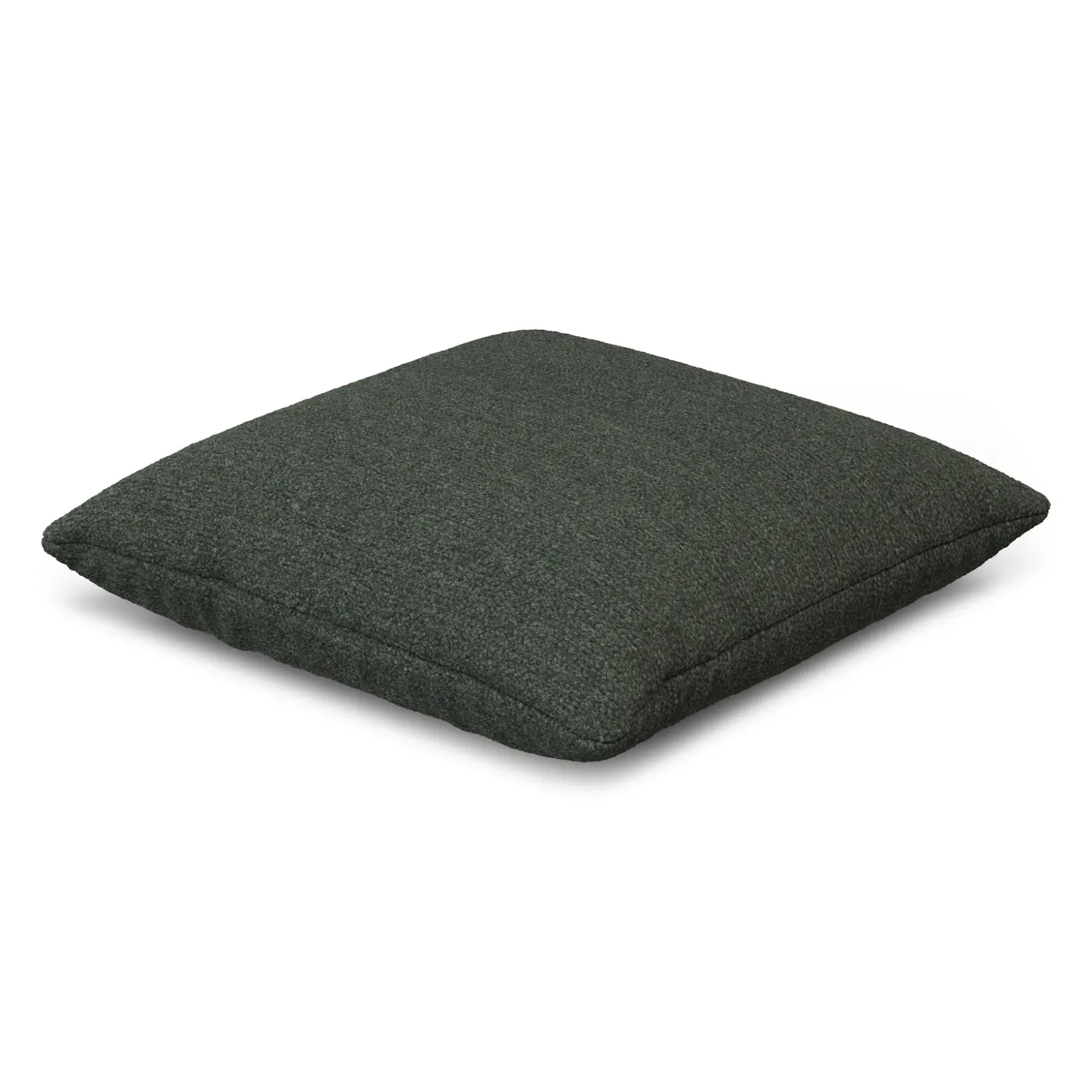 Gabriola Pillow - Green Wool Bouclé