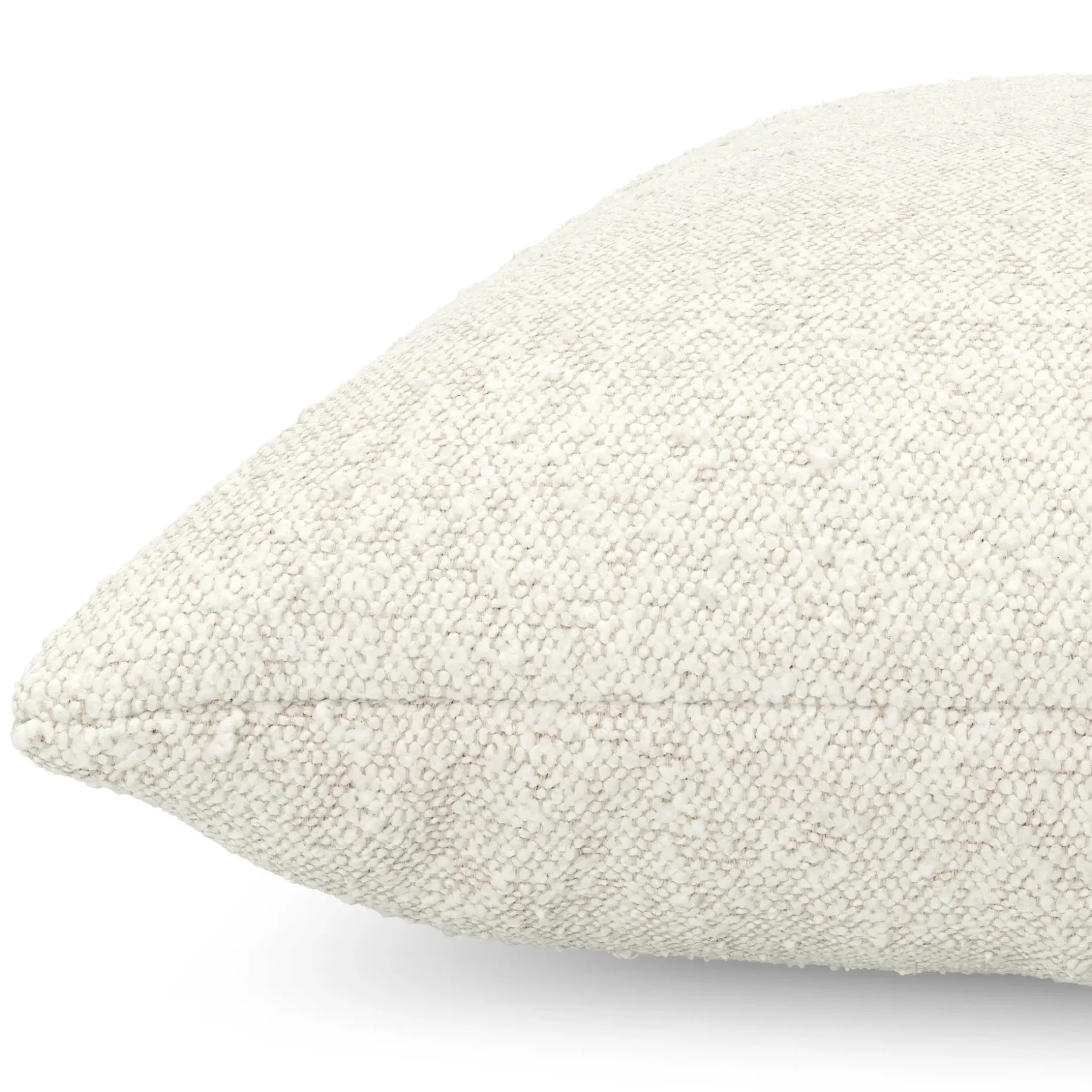 Gabriola Pillow - Ivory Bouclé
