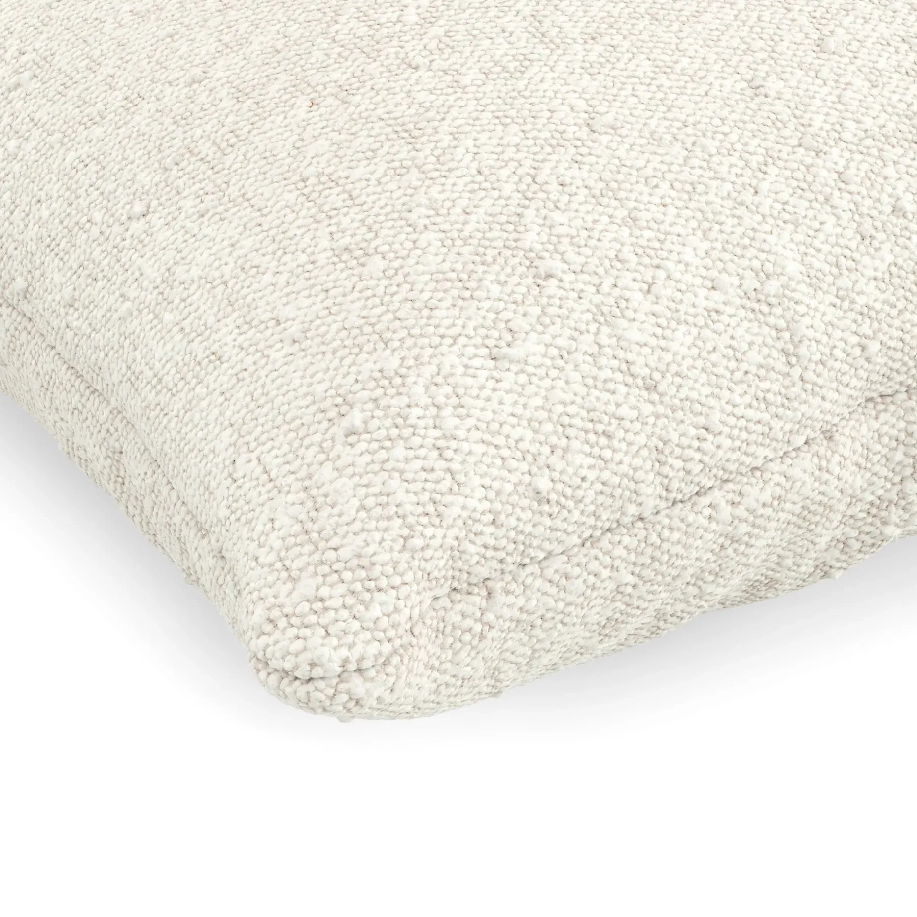 Gabriola Pillow - Ivory Bouclé