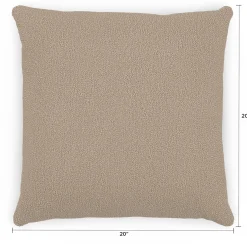 Gabriola Pillow - Sandstone Wool Bouclé