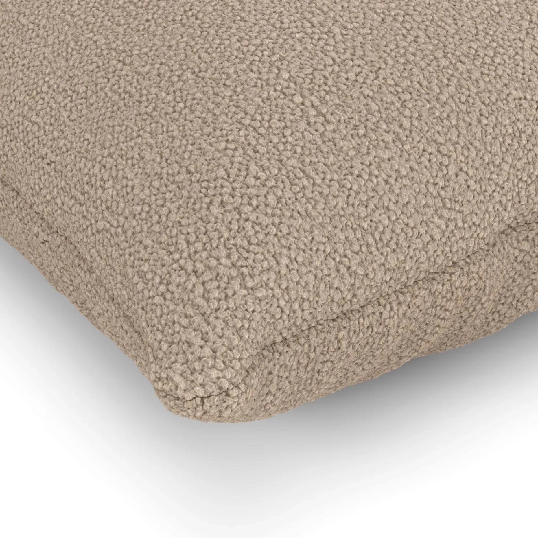 Gabriola Pillow - Sandstone Wool Bouclé
