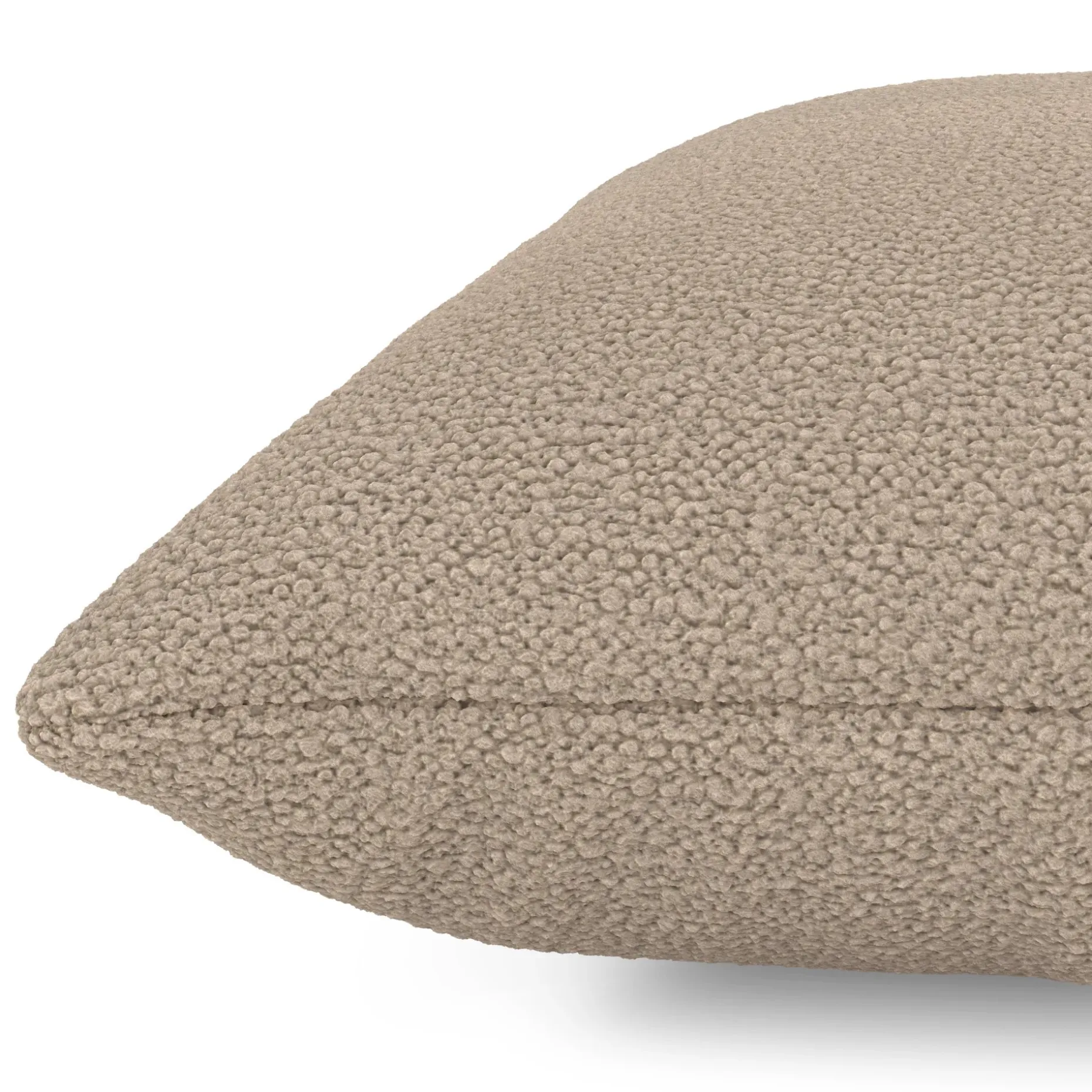 Gabriola Pillow - Sandstone Wool Bouclé