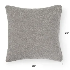 Gabriola Pillow Set - Dover Gray Bouclé