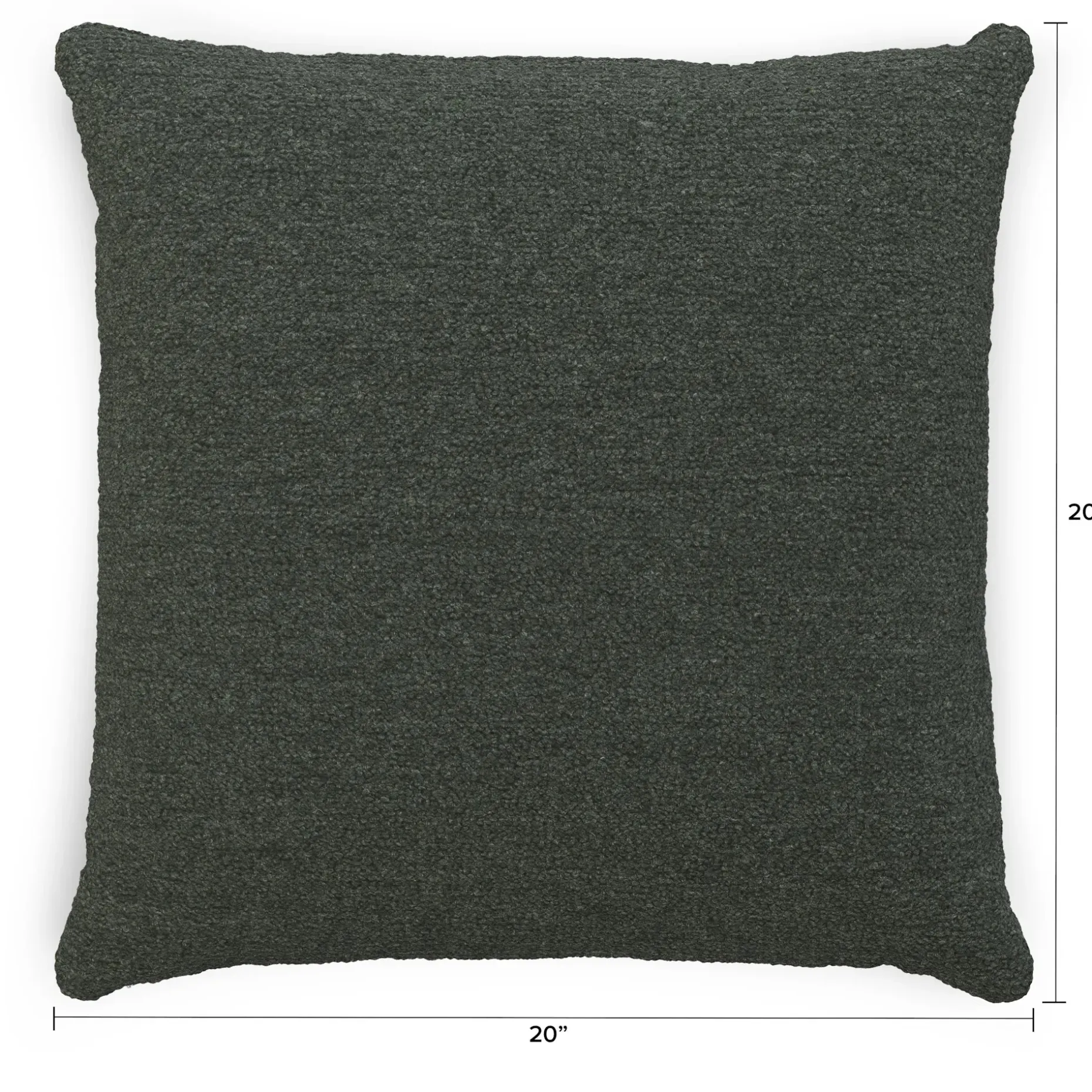 Gabriola Pillow Set - Green Wool Bouclé