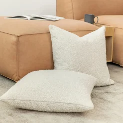 Gabriola Pillow Set - Ivory Bouclé