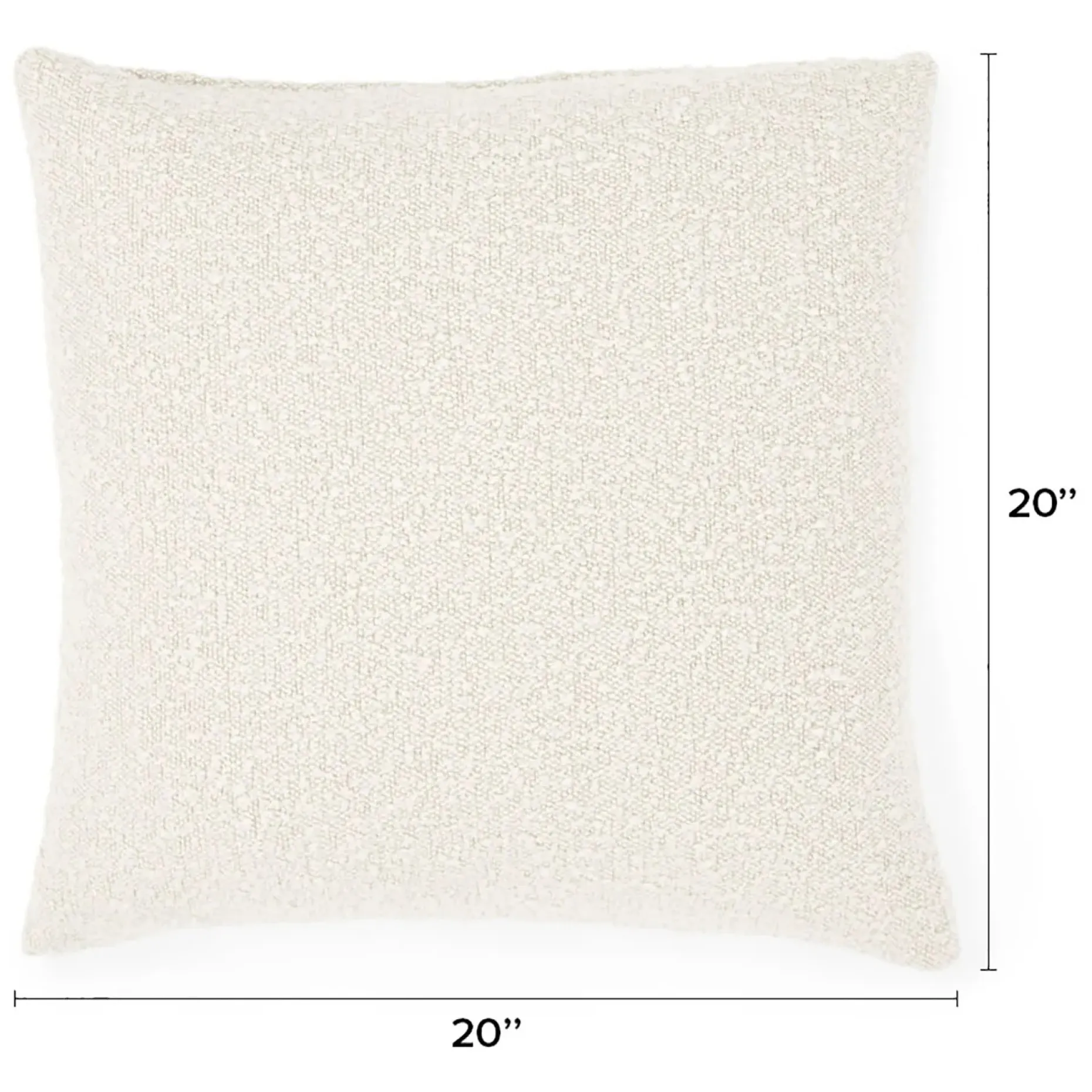 Gabriola Pillow Set - Ivory Bouclé