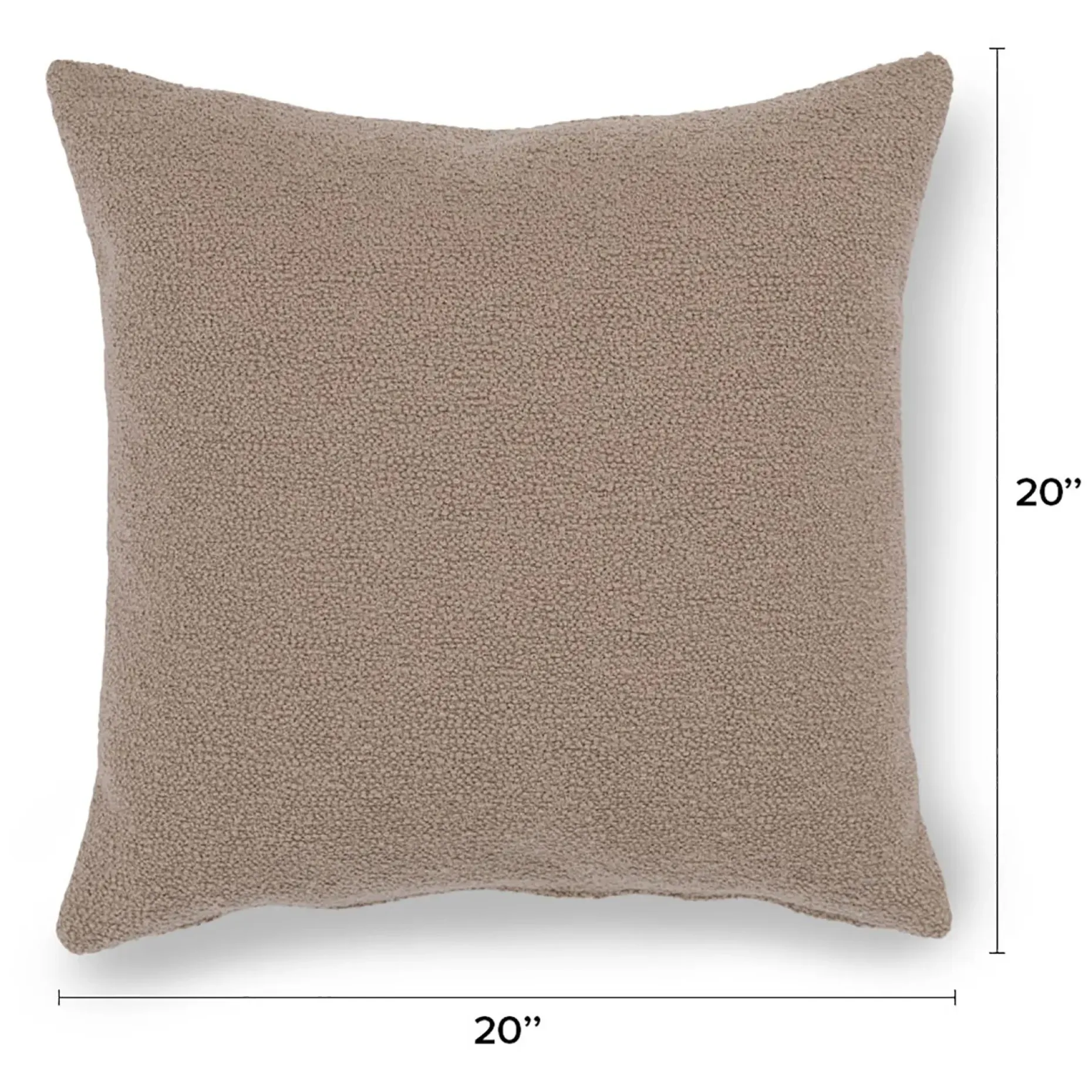 Gabriola Pillow Set - Sandstone Wool Bouclé