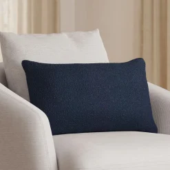 Gabriola Small Pillow - Catalina Blue Bouclé