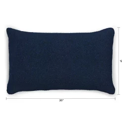 Gabriola Small Pillow - Catalina Blue Bouclé