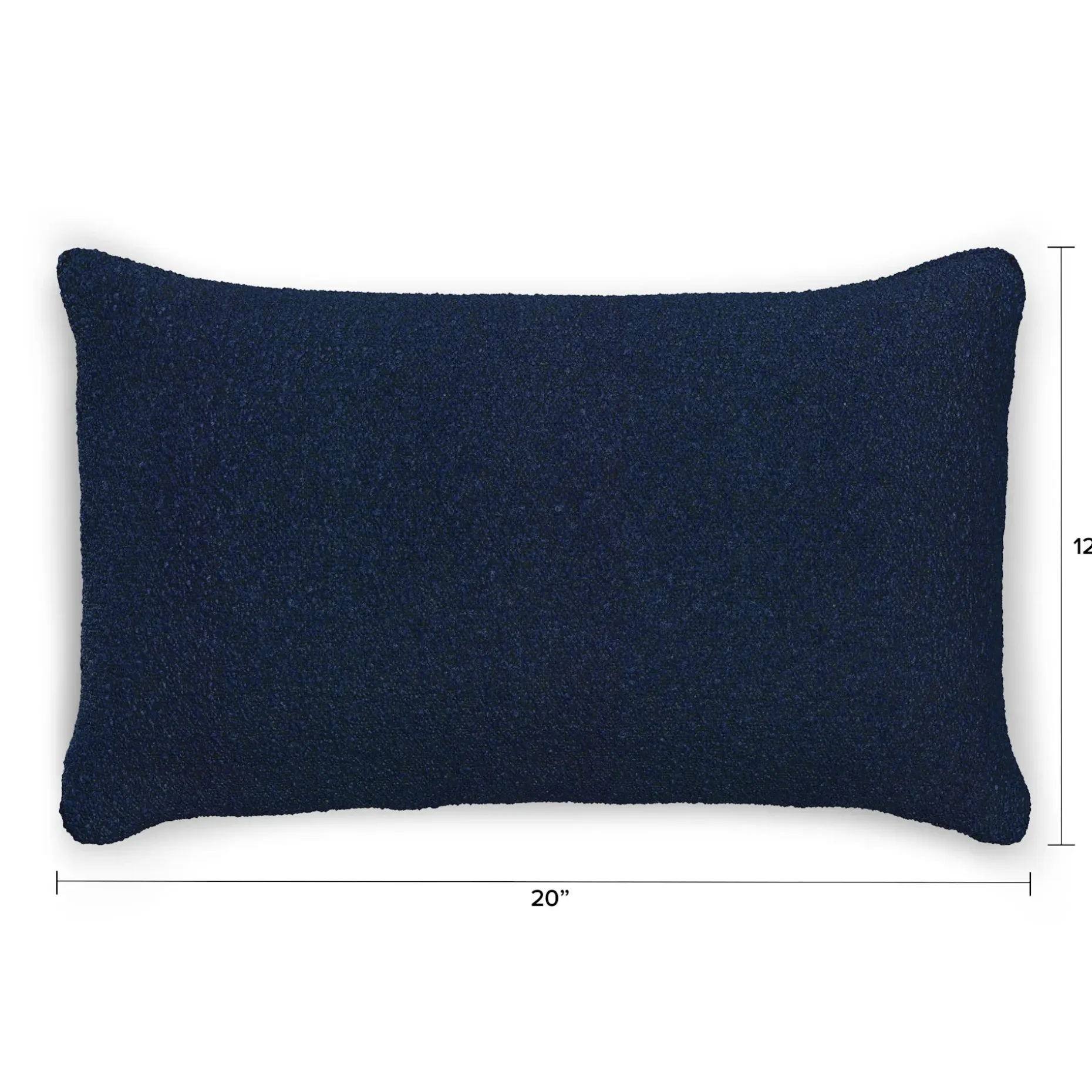 Gabriola Small Pillow - Catalina Blue Bouclé