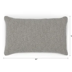 Gabriola Small Pillow - Dover Gray Bouclé