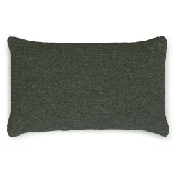 Gabriola Small Pillow - Green Wool Bouclé