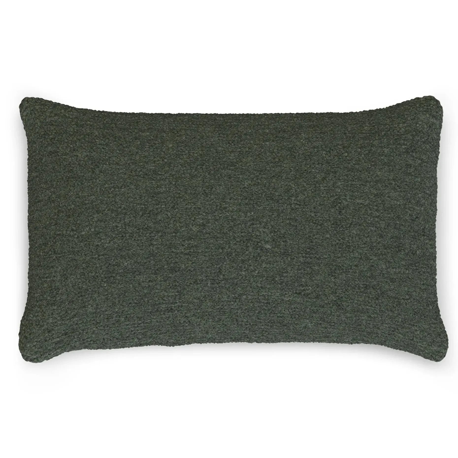 Gabriola Small Pillow - Green Wool Bouclé