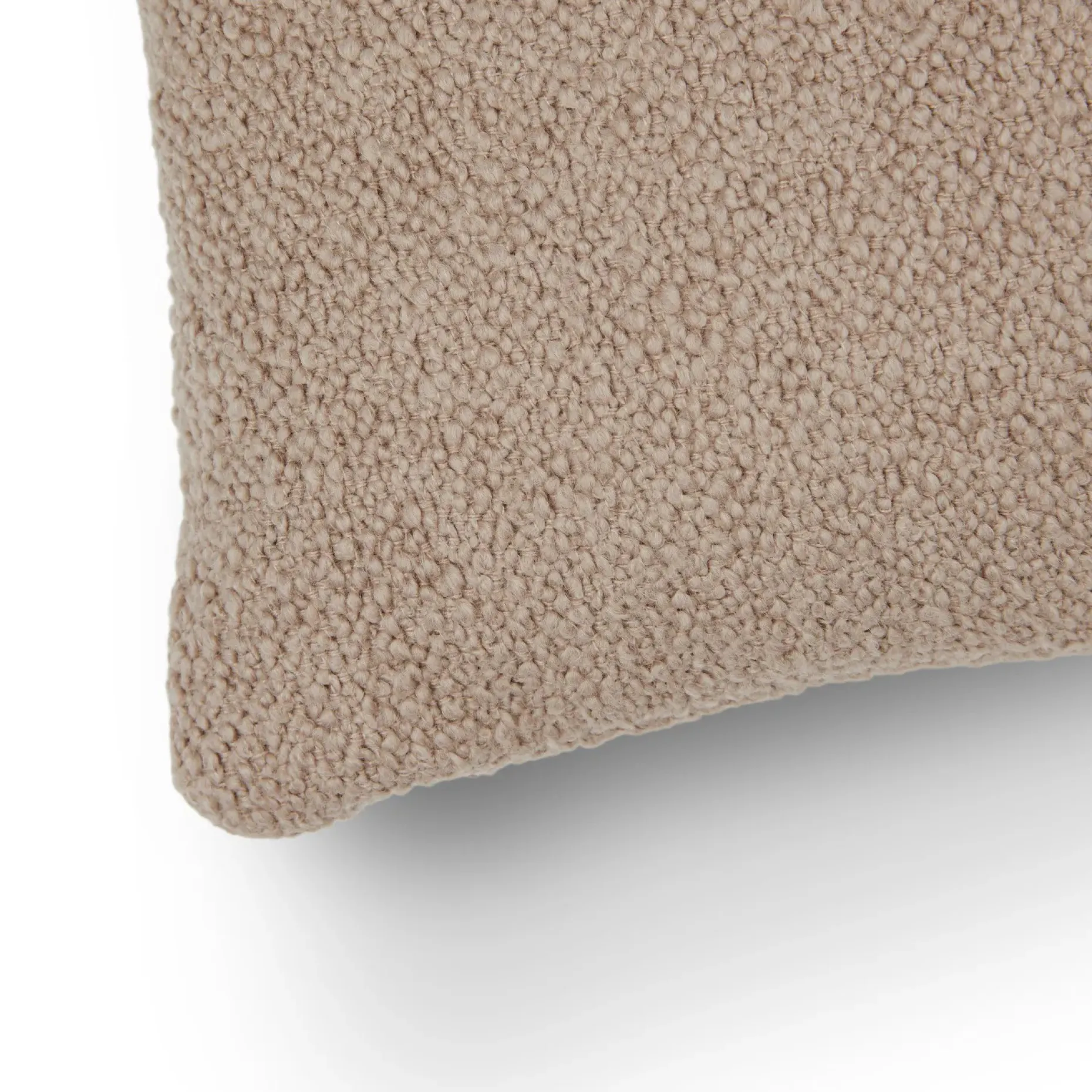 Gabriola Small Pillow - Sandstone Wool Bouclé