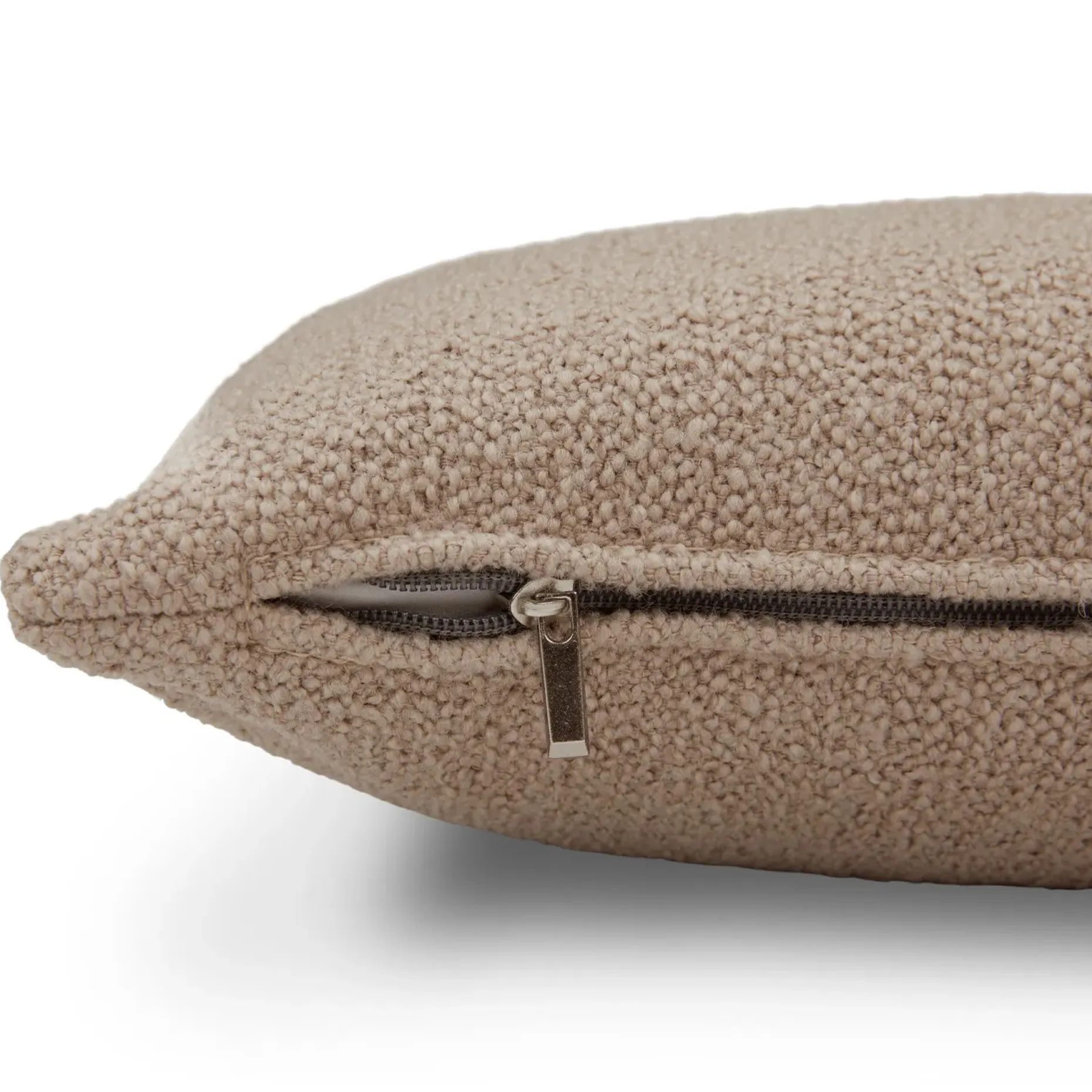 Gabriola Small Pillow - Sandstone Wool Bouclé
