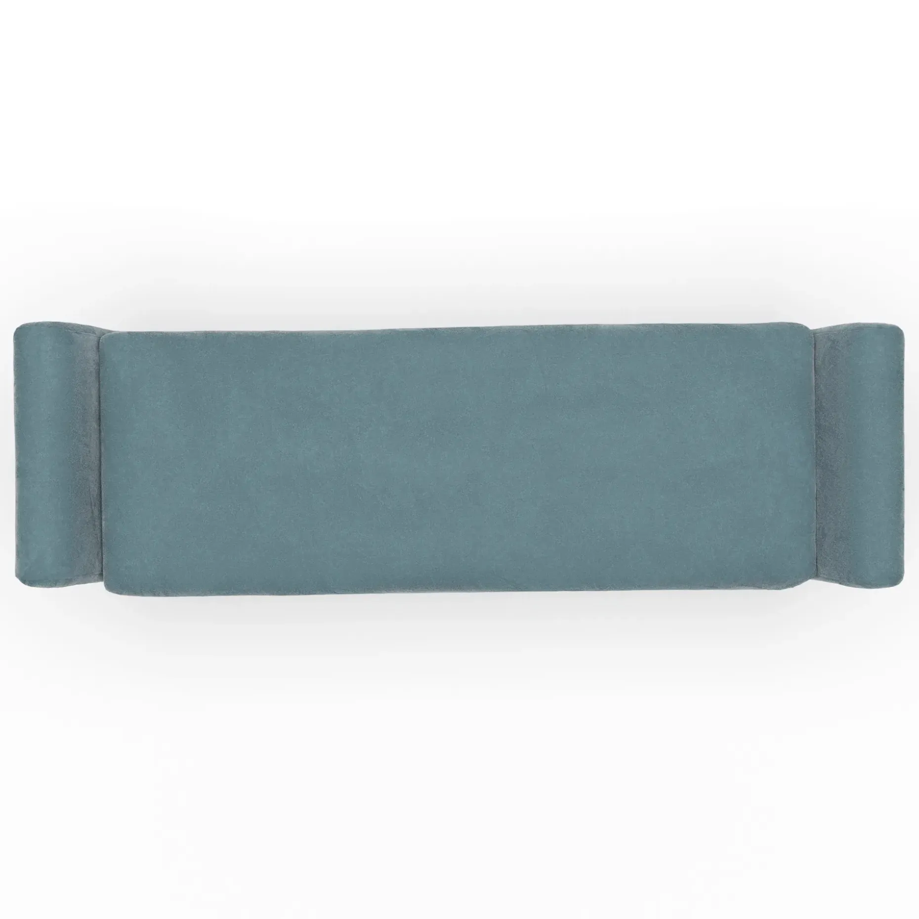 Gabriola 60" Velvet Bench - Hale Chambray