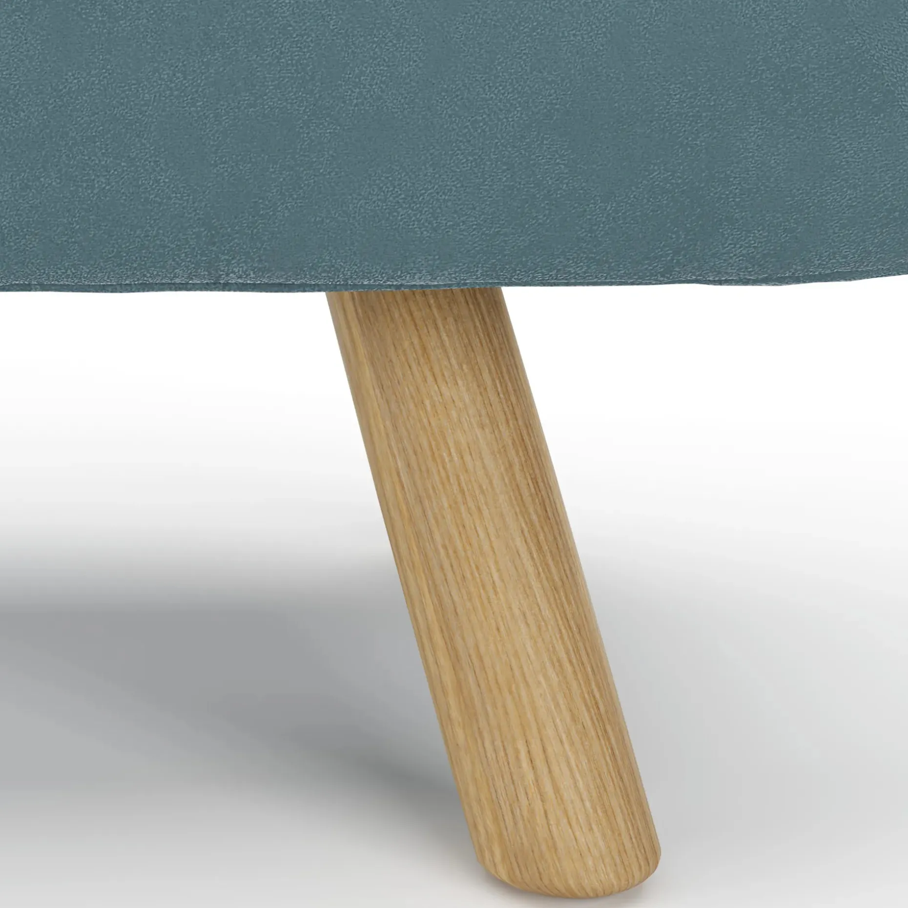 Gabriola 60" Velvet Bench - Hale Chambray