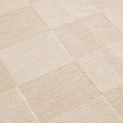 Galene Jacquard Cotton Throw - Ivory Cream