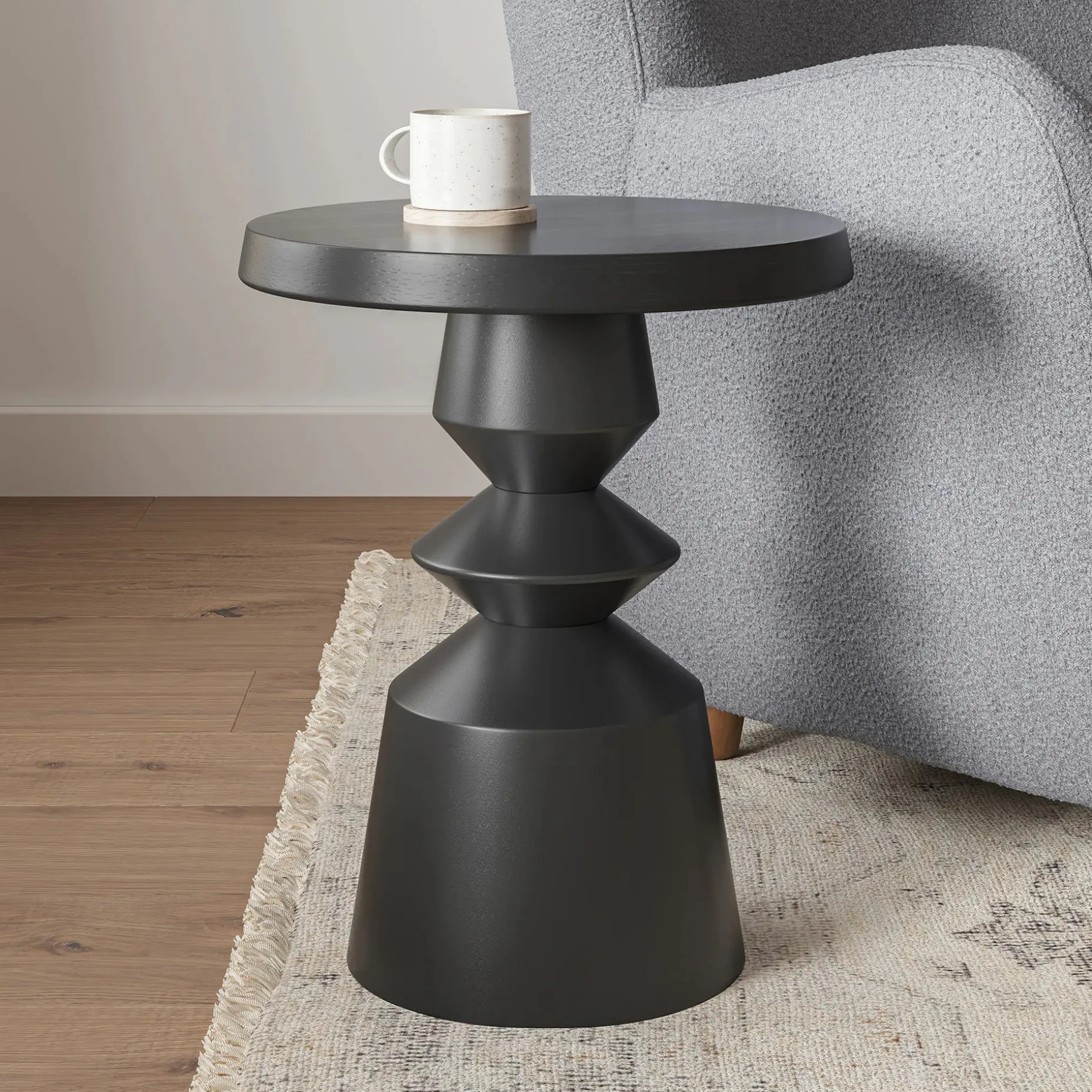 Gambit Side Table - Black