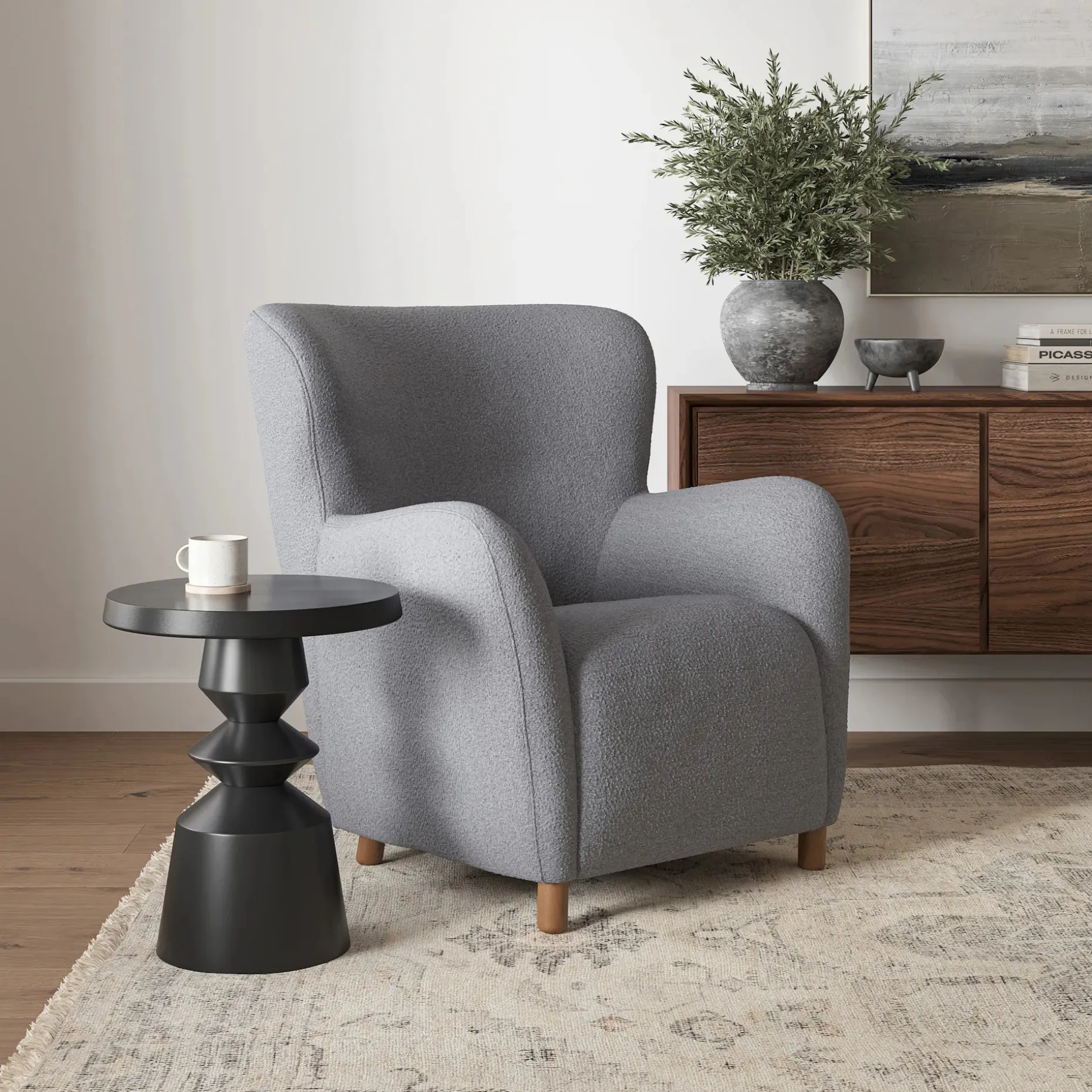 Gambit Side Table - Black