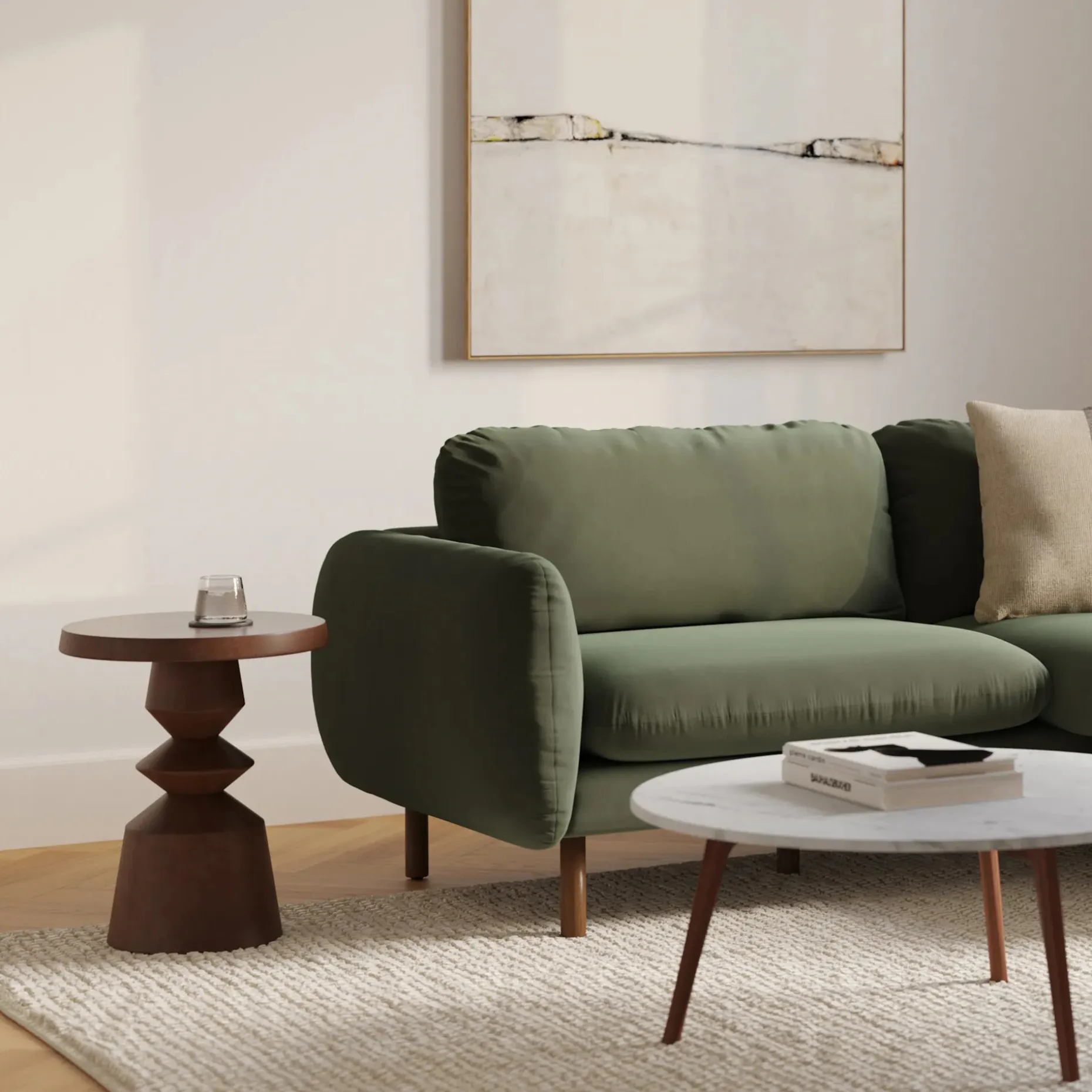 Gambit Side Table - Walnut