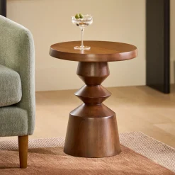Gambit Side Table - Walnut