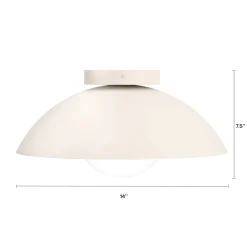 Gemma Flushmount Ceiling Light - Rice