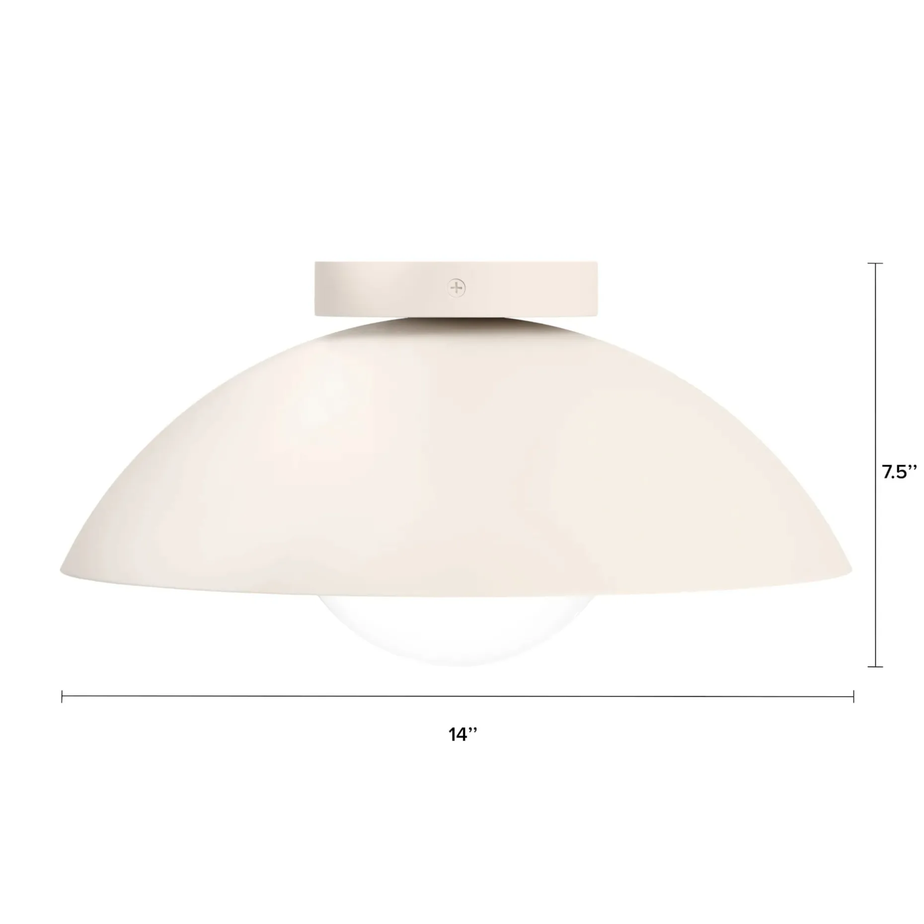 Gemma Flushmount Ceiling Light - Rice