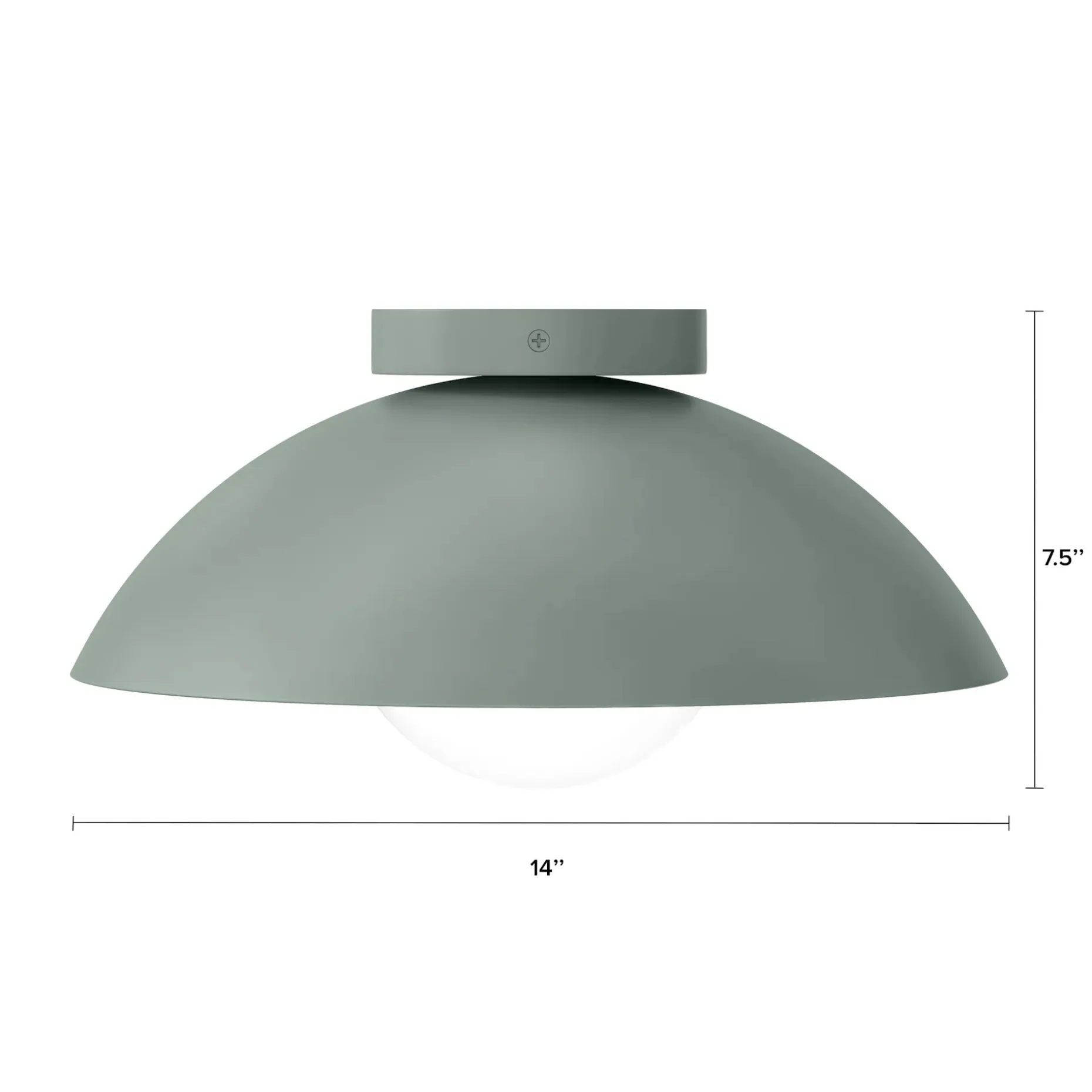 Gemma Flushmount Ceiling Light - Green