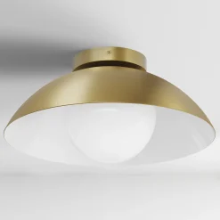 Gemma Flushmount Ceiling Light - Brass