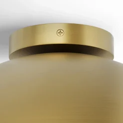 Gemma Flushmount Ceiling Light - Brass
