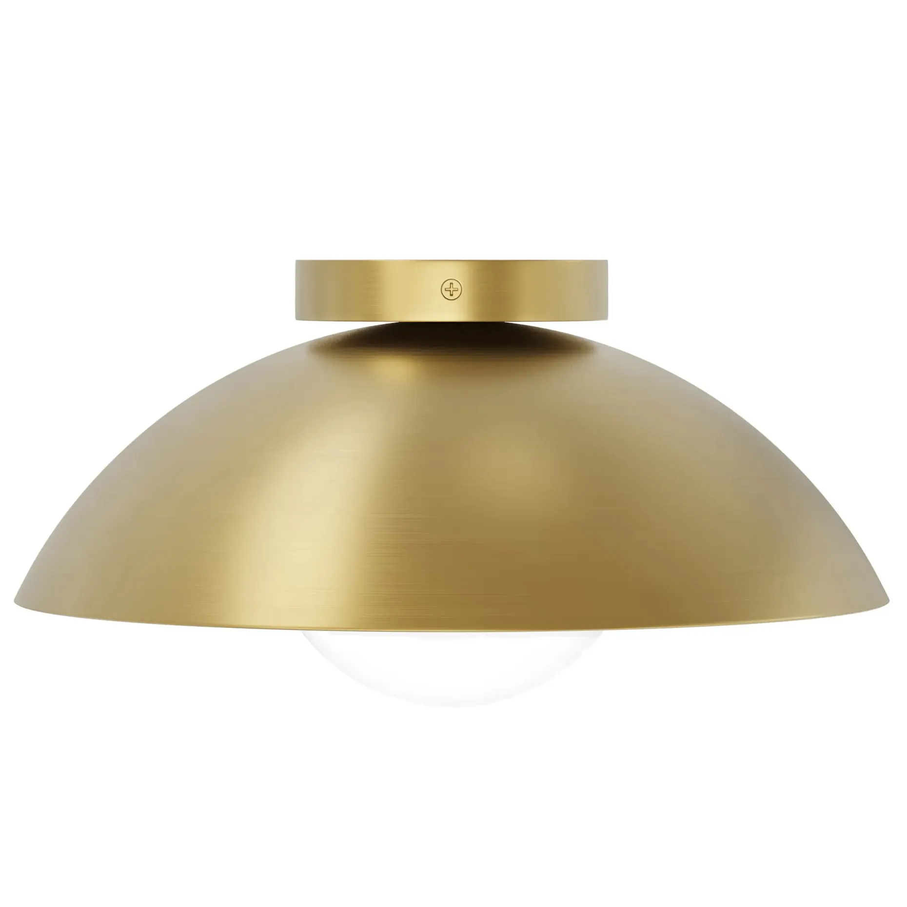 Gemma Flushmount Ceiling Light - Brass