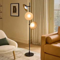 Gemma Multi-Bulb Floor Lamp - Black