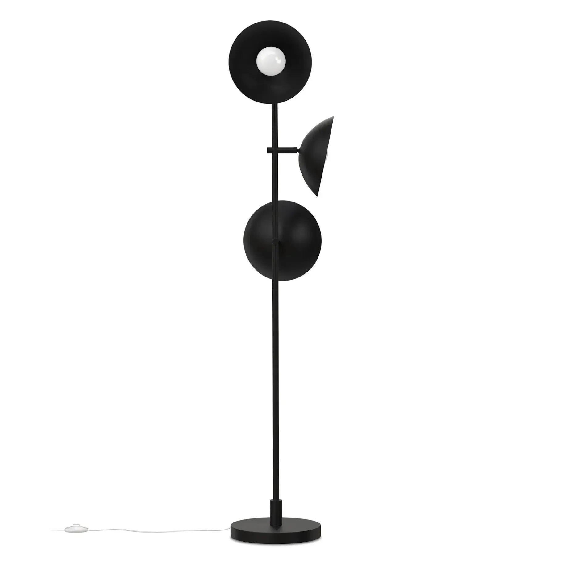 Gemma Multi-Bulb Floor Lamp - Black