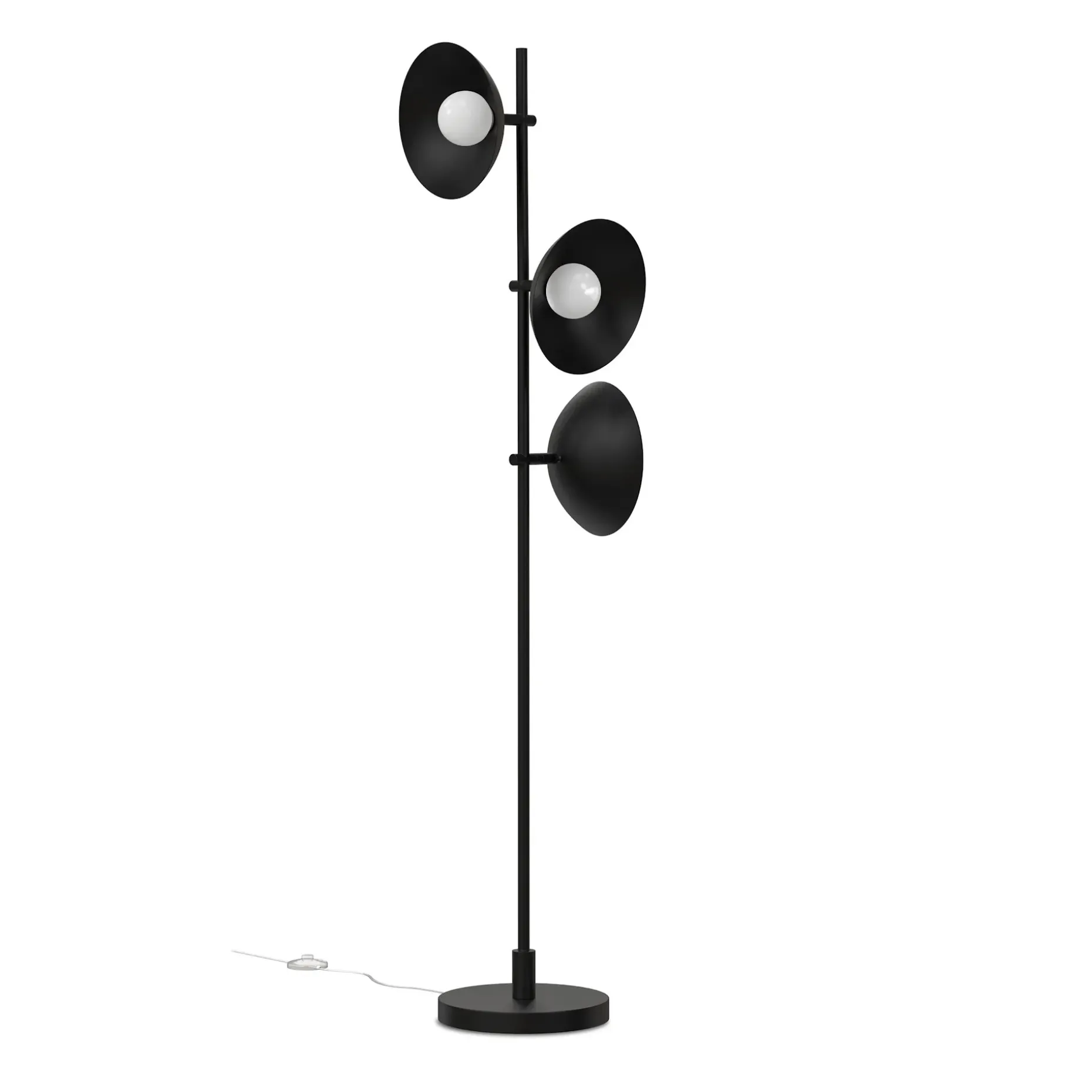 Gemma Multi-Bulb Floor Lamp - Black
