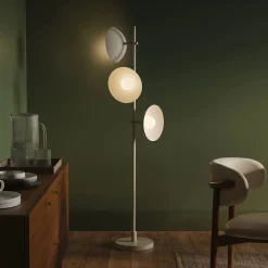 Gemma Multi-Bulb Floor Lamp - Rice