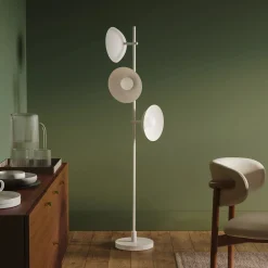 Gemma Multi-Bulb Floor Lamp - Rice