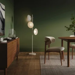 Gemma Multi-Bulb Floor Lamp - Rice