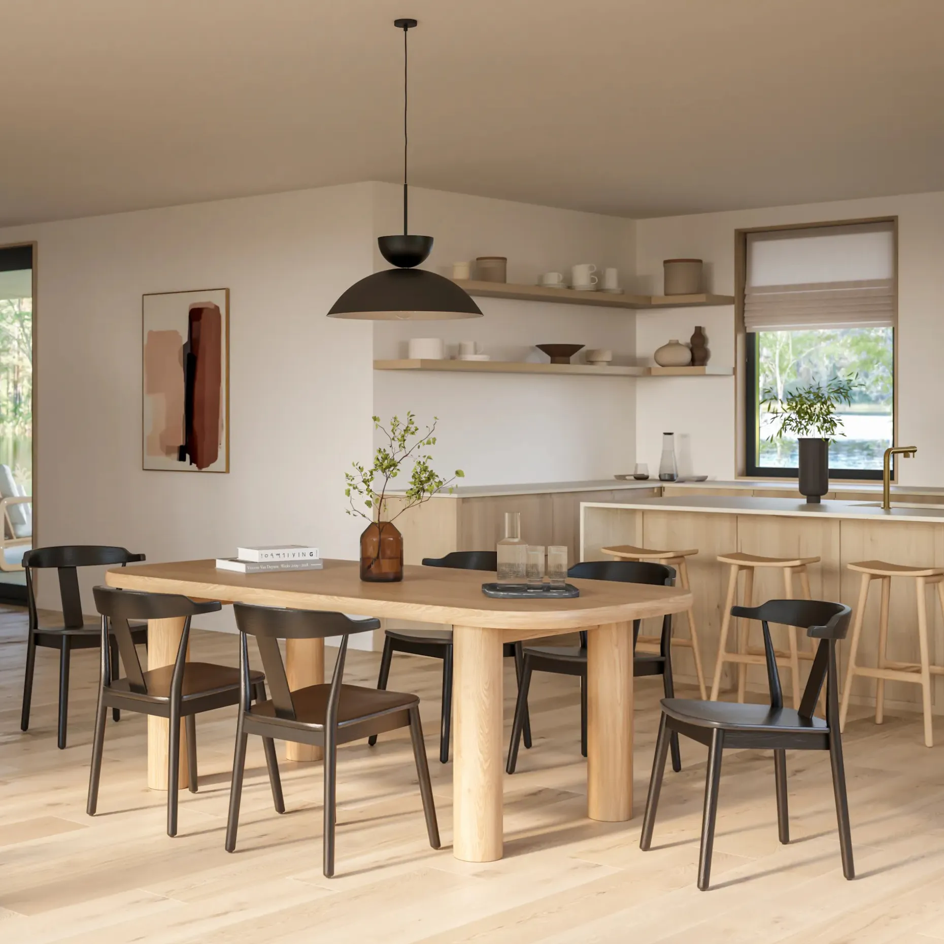 Gemma Pendant Lamp - Black