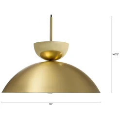 Gemma Pendant Lamp - Brass