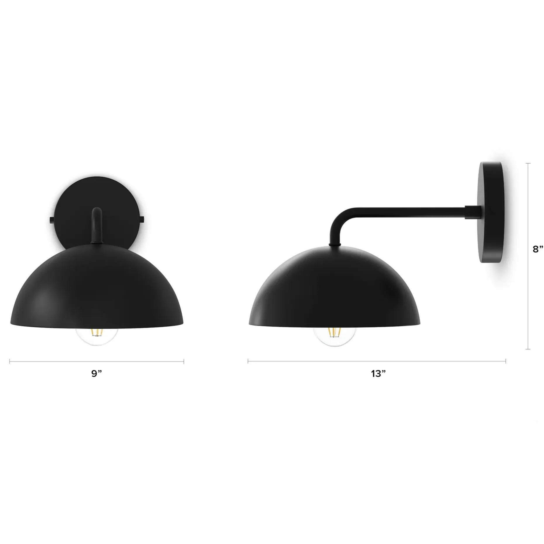 Gemma Sconce - Black